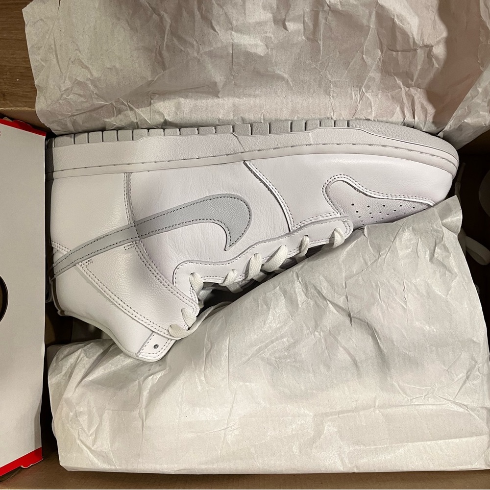 Nike SB dunk high, white, 13